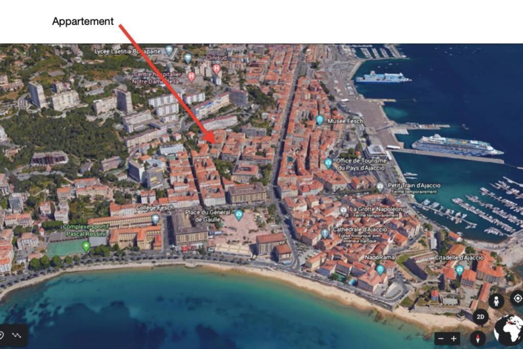 Appartement Plein De Charme - Ajaccio Hyper Centre Eksteriør billede